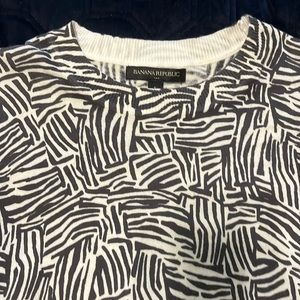 Lightweight grey/white BR sweater